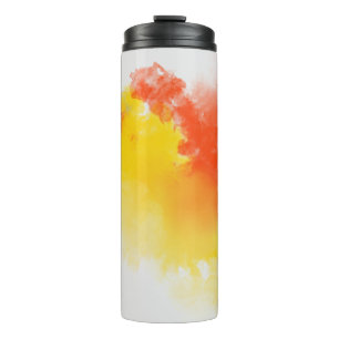 Aquarellfarben - Farben zusammenfassend Thermosbecher