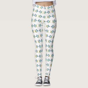 Aquarellfarben Fische Niedlich Zeichnend benutzerd Leggings