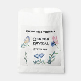 Aquarellfarben, florenrosa oder blau geschenktütchen