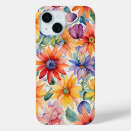 Aquarellfarben florfarbiges iPhone / iPad Gehäuse Case-Mate iPhone Hülle