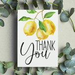 Aquarellfarben Gelb Danke Karte<br><div class="desc">Danke,  dass Ihre Gäste zu Ihrem Anlass gekommen sind,  ob es sich um eine Babydusche oder einen Geburtstag handelte. Fügen Sie Ihre Nachricht auf der Rückseite hinzu oder verließ sie leer und schreiben Sie eine Nachricht an Ihre Gäste.</div>