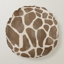 Aquarellfarben Giraffe Tierisches Muster