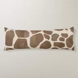 Aquarellfarben Giraffe Tierisches Muster Seitenschläferkissen