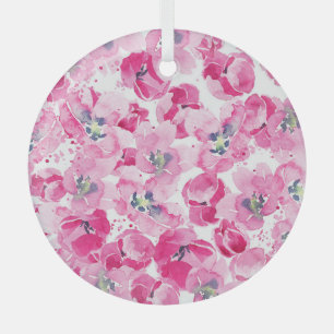 Aquarellfarben: handgezeichnet Kartendesign Ornament Aus Glas