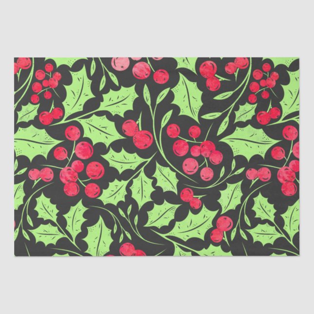 Aquarellfarben, Holy und Berries Seidenpapier (Vorderseite)