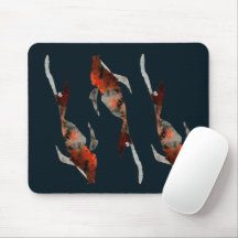 Aquarellfarben-Koi-Aquariendarstellung