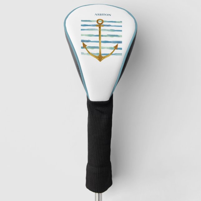 Aquarellfarben - Kunst Golf Headcover (Vorderseite)