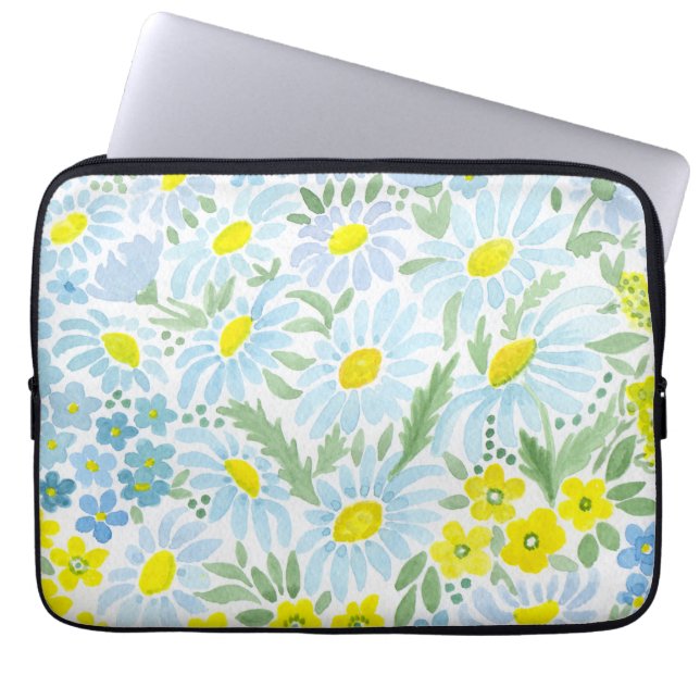 Aquarellfarben Laptopschutzhülle (Vorderseite)