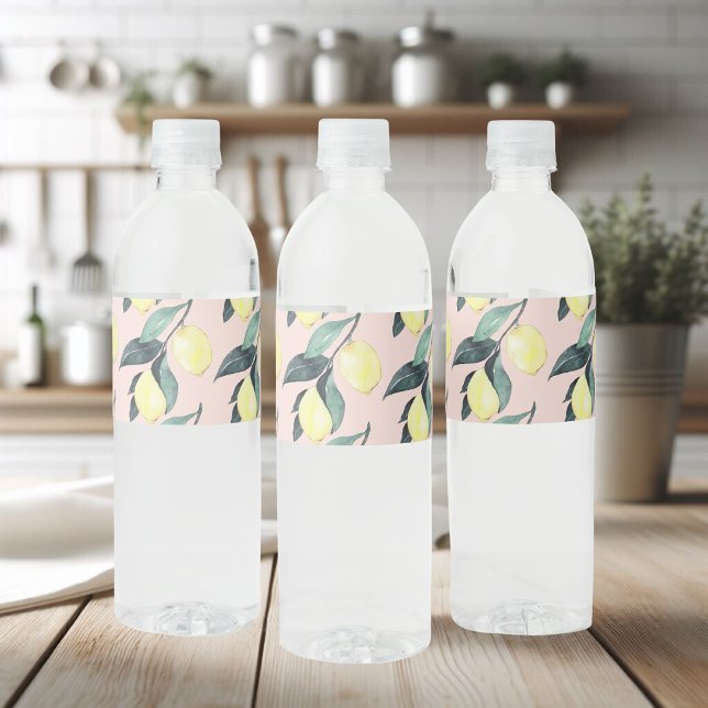 Aquarellfarben Lemonen und Blätter Gelb Nahtloses  (Von Creator hochgeladen)