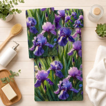 Aquarellfarben Lila Irische Bläschen