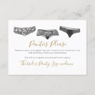 Aquarellfarben-Lingerie-Dusche Brautparty Einladung