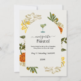 Aquarellfarben mexikanische Margarita Fiesta Einladung