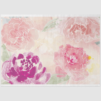 Aquarellfarben - Papiertaschentücher Seidenpapier