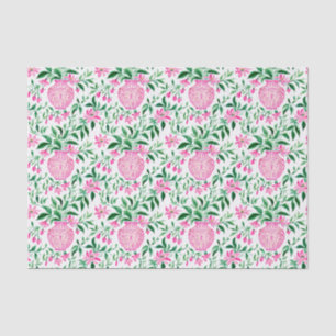 Aquarellfarben Pink und grüne Blumenkästen Seidenpapier
