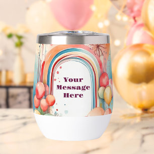 Aquarellfarben-Regenbogen-Bliss-Party