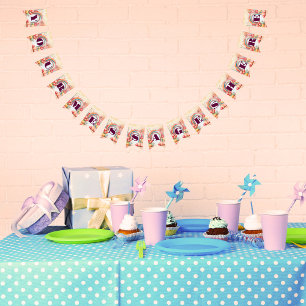 Aquarellfarben-Regenbogen-Bliss-Party Wimpelkette