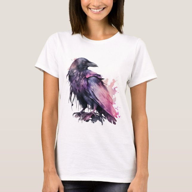 Aquarellfarben - Rosa T-Shirt (Vorderseite)