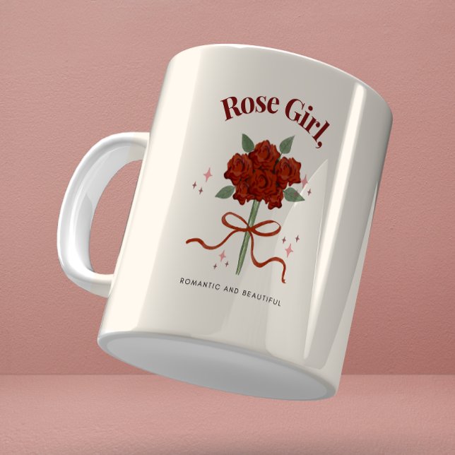 Aquarellfarben Rose Blume Illustration Tasse (Von Creator hochgeladen)