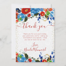 Aquarellfarben Rot und Blüten Quinceanera