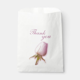 Aquarellfarben Single lila Rose Gastgeschenk Hochz Geschenktütchen