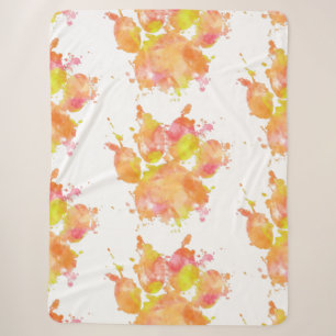 Aquarellfarben-Splash-Dog Pfosten Drucken Sherpadecke