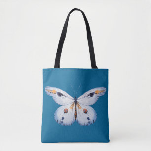 Aquarellfarben-TASTE Blau-Orange + Ihre Ideen Tasche