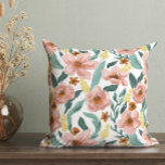 Aquarellfarben und Blumen Kissen<br><div class="desc">Mit dieser farbenfrohen, blumengeschmückten Kissendecke in Aquarellfarben fügen Sie Ihrem Raum einen Pop Farbe hinzu! Das lebendige und spielerische Design bietet eine Mischung aus bunten Wildblumen, die perfekt geeignet ist, um eine Touch von Feder in Ihre Zuhause zu bringen. Diese Kissenabdeckung ist aus hochwertigen Materialien gefertigt und ist nicht nur...</div>