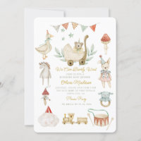 Aquarellfarben Vorwarte Niedlich Toys Babydusche