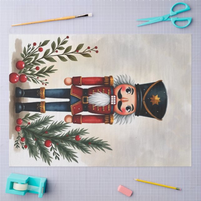Aquarellfarben, Weihnachtsnachtsnachtscreme Seidenpapier (Basteln)