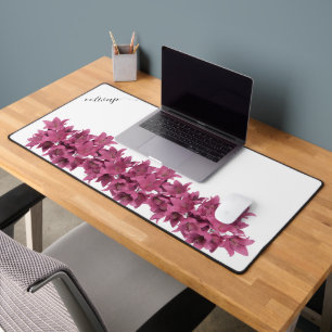 Aquarellfarben-Wildblumen Personalisierter Skriptn Schreibtischunterlage