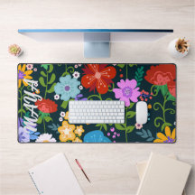 Aquarellfarben Wildblumen Personalisierter Skriptn
