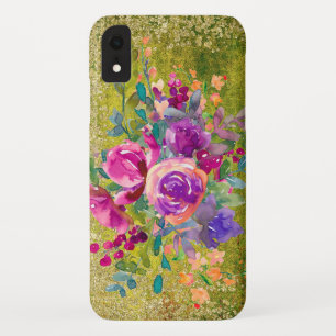 Aquarellfarbene Blume Bouquet Case-Mate iPhone Hülle