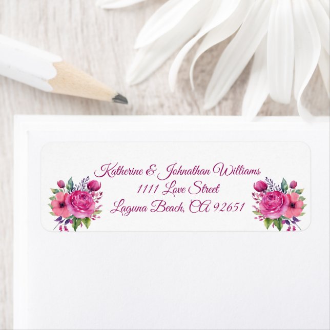 Aquarellfarbene Blume Bouquet-Wedding- (Insitu)
