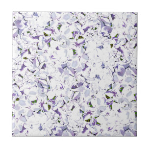 Aquarellfarbene Blume mit Hydrangeas.  Fliese