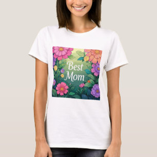 Aquarellfarbene Blume T-Shirt