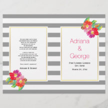 Aquarellfarbene Blume und graues, weißes Hochzeits