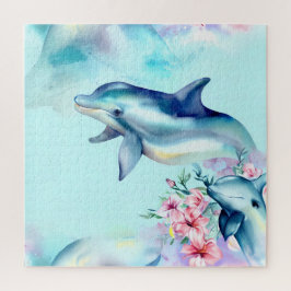 Aquarellfarbene Dolphin