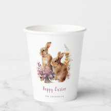 Aquarellfarbene Osterpapierkästen