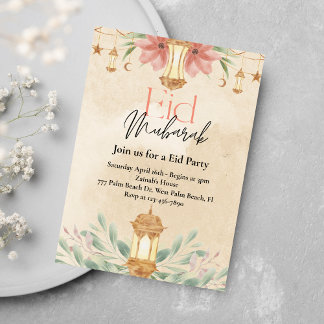 Aquarellfarbene Party Einladung