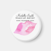 Aquarellfarbene Rosa Lippen Make-up