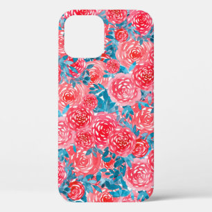Aquarellfarbene Rose Blumenband Case-Mate iPhone Hülle