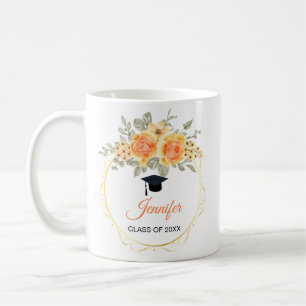 Aquarellfarbene Rose Graduierte Tasse