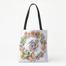 Aquarellfarbene Wildblumen Kranz mit Schmetterling