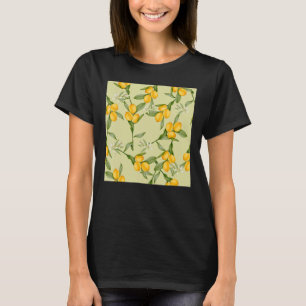 Aquarellfarbene Zitronen in Gelb und Grün T-Shirt