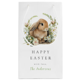 Aquarellfarbener Osterhase Bunny Kleine Geschenkta Geschenktüte