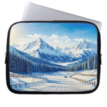 Aquarellfarbener Winterhintergrund Elektronenbeute
