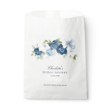 Aquarellfarbenes blaues Brautparty