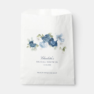 Aquarellfarbenes blaues Brautparty Geschenktütchen