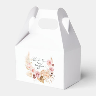 Aquarellfarbenes Brautparty Boho Pampas Geschenkschachtel