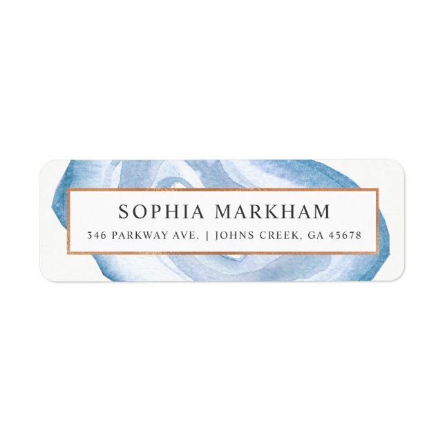 Aquarellfärbung | Blau | (Vorne)